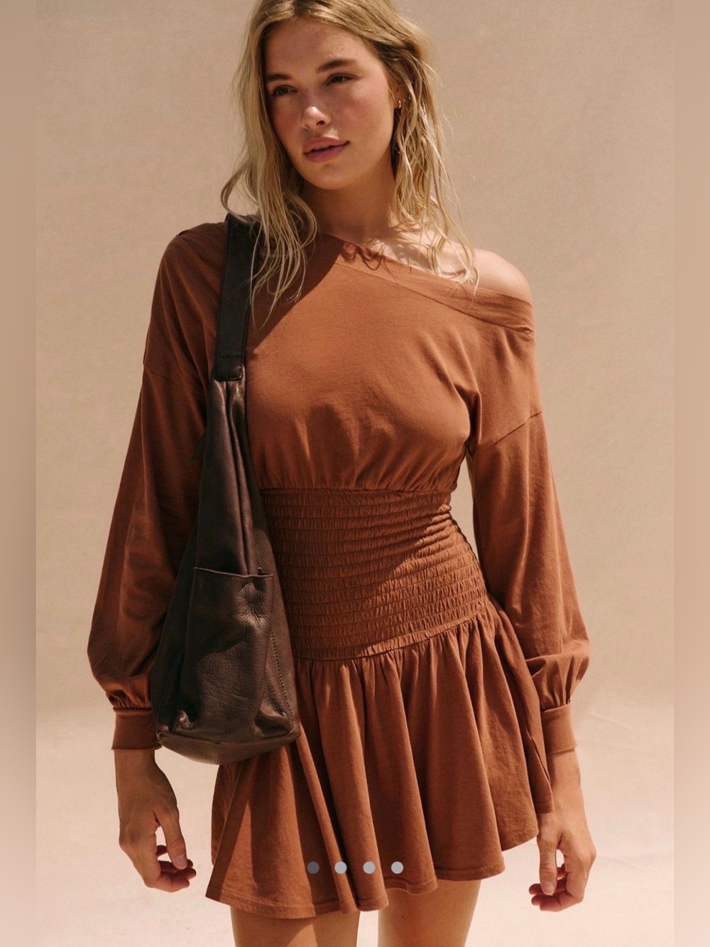 FREE-EST Scorching Hot Long Sleeve Mini Dress